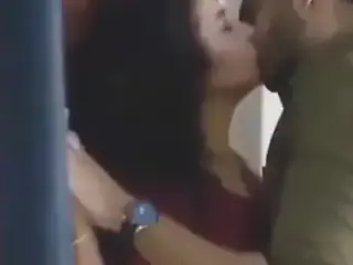 Hot kiss , bhabi  devar .