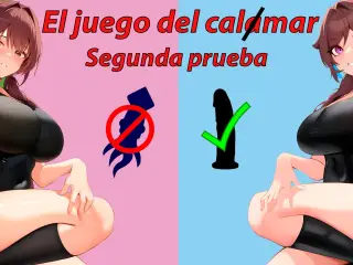 Squid Games Masturbation Challenge. Spanish audio JOI.