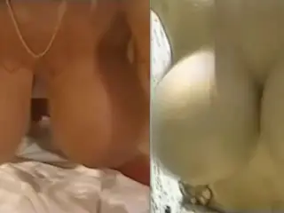 Lisa Lipps Takes Load to the Face & Giant Fake Tits Bouncing