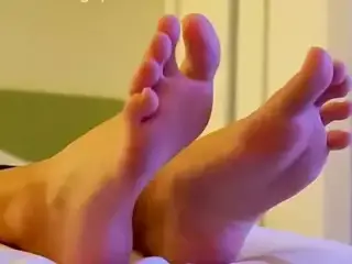 Beautiful feet teasing