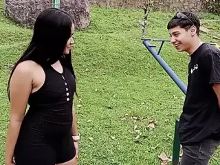 The Beautiful Samantha Is Failed by the Gardener - Porn in Spanish
