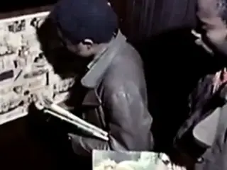 Vintage Interracial threesome