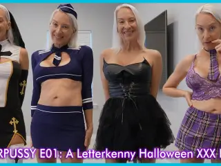 LICKERPUSSY E01: Stella McMurray’s Halloween Anal & Cum In Mouth (A Letterkenny XXX Parody) FULL VIDEO