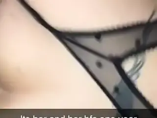 Slut cheating on her bf with big spanish cock