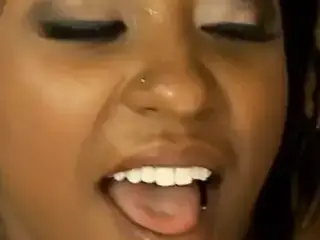 Two white guys get BJs and drill horny black chick