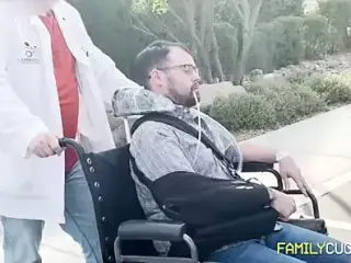 cuckold husband tries to leave wife and ends up in wheel chair