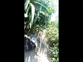 Sinhala couple outdoors