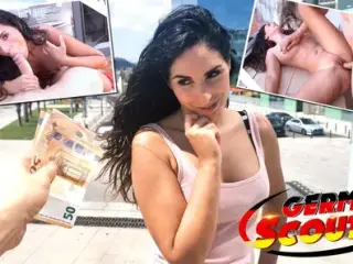 GERMAN SCOUT - PAWG LATINA LINDA PICKED UP AND FUCKED ON STREET