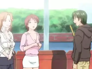 Nympho MILF sneakily sucks virile young boy in front of class