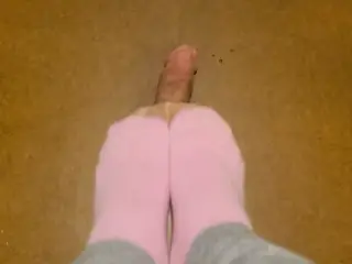 Pretty in pink sock trample