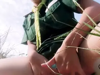 Melon Ice - Thai Student Girl Scout Outdoor in the Forest (Real)