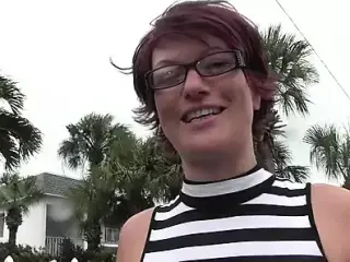 Barefoot in Florida and then fucked with horny cumshot