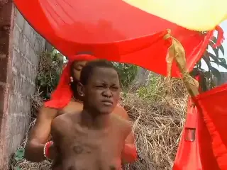 Village baba fucks client