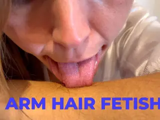 Arm Hairy Fetish - British MILF