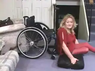 sexy paraplegic in and out of wheelchair