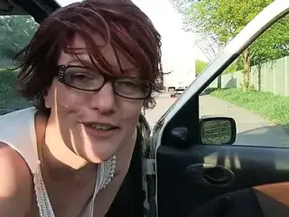 Fuck and Cum - Public at the Highway in Germany