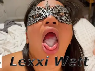 Horny Pinay MILF toys herself to squirting orgasm and swallows big load of Daddy's cum! - Lexxi Wett