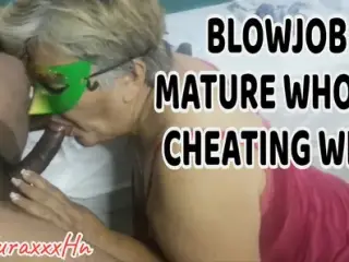 MATURE 60 YEARS OLD SUCKING BLACK COCK