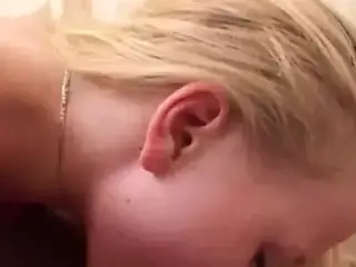 Superb blonde German chick loves showing off her riding skills