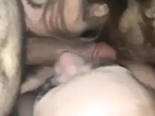 Lovely threesome with bbw sluts