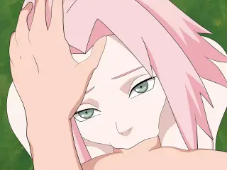 POV SAKURA GIVING SASUKE A BLOWJOB (HENTAI NARUTO)