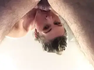 Slobbering & Gagging On His Thick Cock