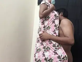 Tamil girl giving blowjob to her tenant. Use headsets for better experience. Pussy licking and ass licking.