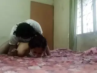 Dasi Muslim step sister sex on home