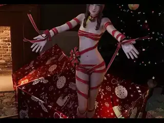 Aerith gives you your Christmas present