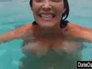 Cum under water