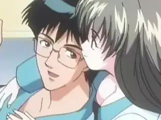 Busty japanese anime teen takes hard dick