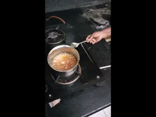 Garlic tea making video without dress hot tamil talking