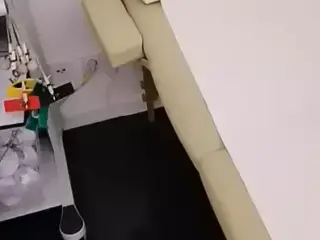 Public MASTURBATION in the DOCTOR'S Room... I'm so horny