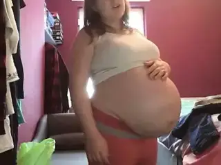 HUGE BELLY TRY ON