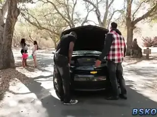 Busty pornstar sucking and tit fucking