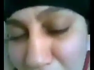 Wife in a niqab enjoys sex with young lover