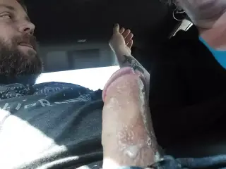 Car Blowjob From Hot Milf Teacher