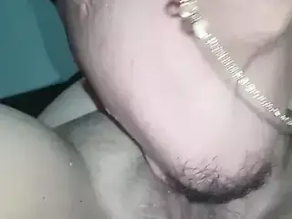 Sucking the wife's wet pussy and ass moaning well bitch