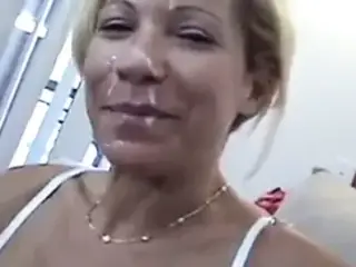 Milf neighbor catches me masturbating