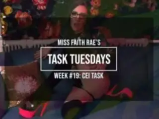 A Tasty Task for Cum Eaters - Miss Faith Rae’s Femdom Audio CEI Task Cum Eating Instructions - HD 10