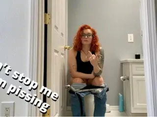 I'm gonna take a piss and you can't stop me - full video on Veggiebabyy Manyvids