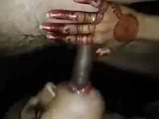 Indian honeymoon blowjob