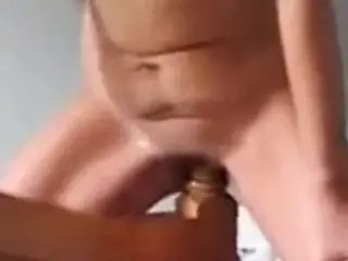 wife fucking the bed post
