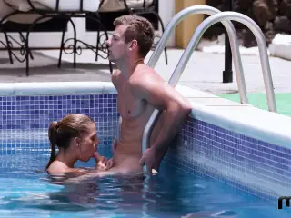 Girl In The Swimming Pool