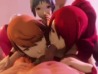 Persona 3 FFFM Foursome (Animation With Sound)