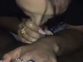 Feminine twink with fingernails suck my cock