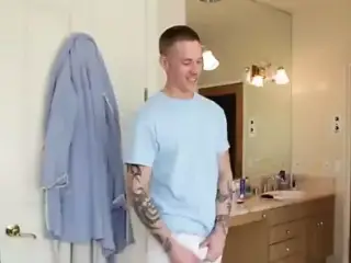 Newly married couples, sucking both