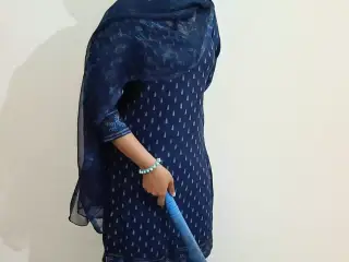 Indian Desi village step-sister was first time fucking with step-brother on Clear Hindi audio