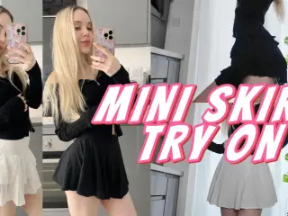 Mini Skirt Try On - Trying all my mini skirts! TRY ON HAUL