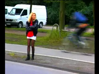 German street whore secretly filmed in Duisburg - 80s retro